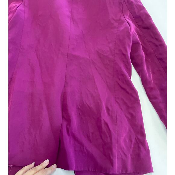Endless Rose Jacket Womens Medium Purple Pink Blazer Single Button Career - Picture 8 of 8